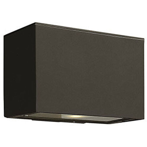Atlantis LED 6 inch Bronze Outdoor Wall Mount Lantern, Down Light