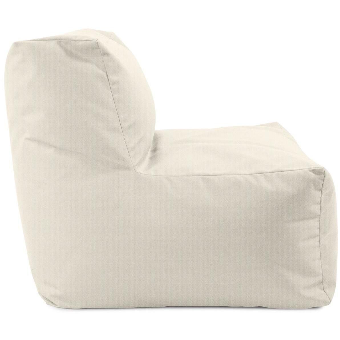Driftwood Natural Outdoor Pouf Chair Cover