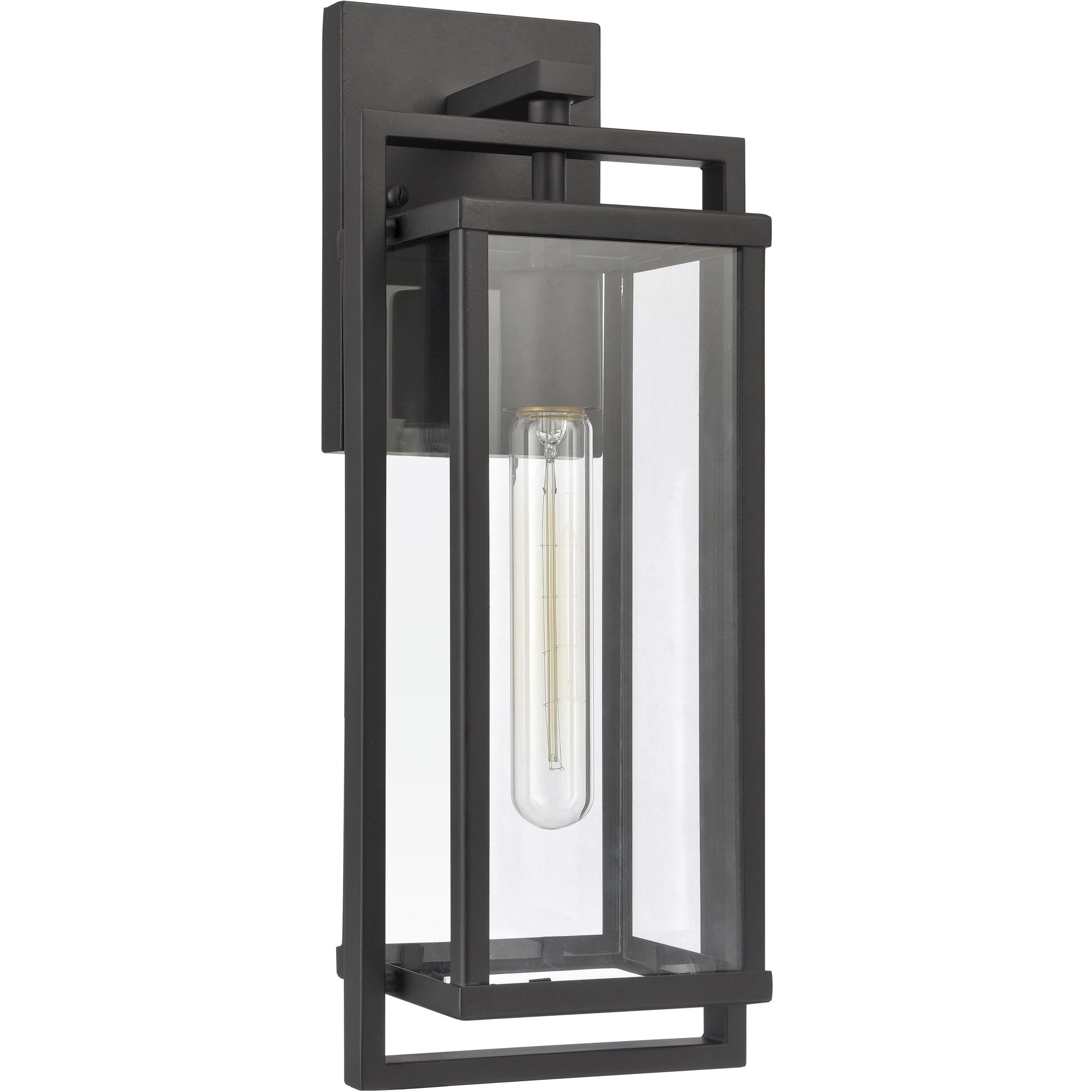 Gladwyn 1 Light 16.5 inch Matte Black Outdoor Sconce