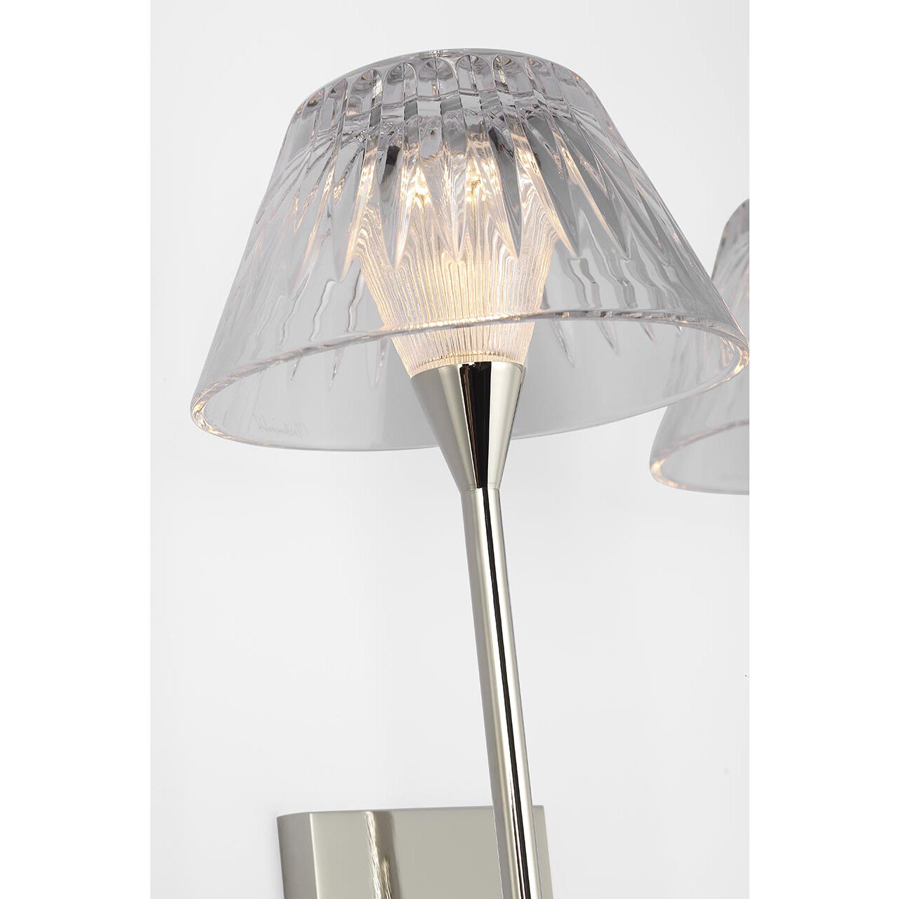 Waterford Blaze Tail Sconce Wall Light in Polished Nickel