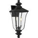 Farley 2 Light 20 inch Matte Black Outdoor Wall Lantern