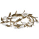 Signature Secret Garden LED 26 inch French Gold Flush Mount Ceiling Light