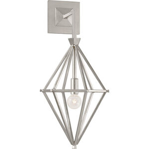 Visual Comfort Julie Neill Afton 1 Light 9 inch Burnished Silver Leaf Wall Sconce Wall Light JN2090BSL - Open Box
