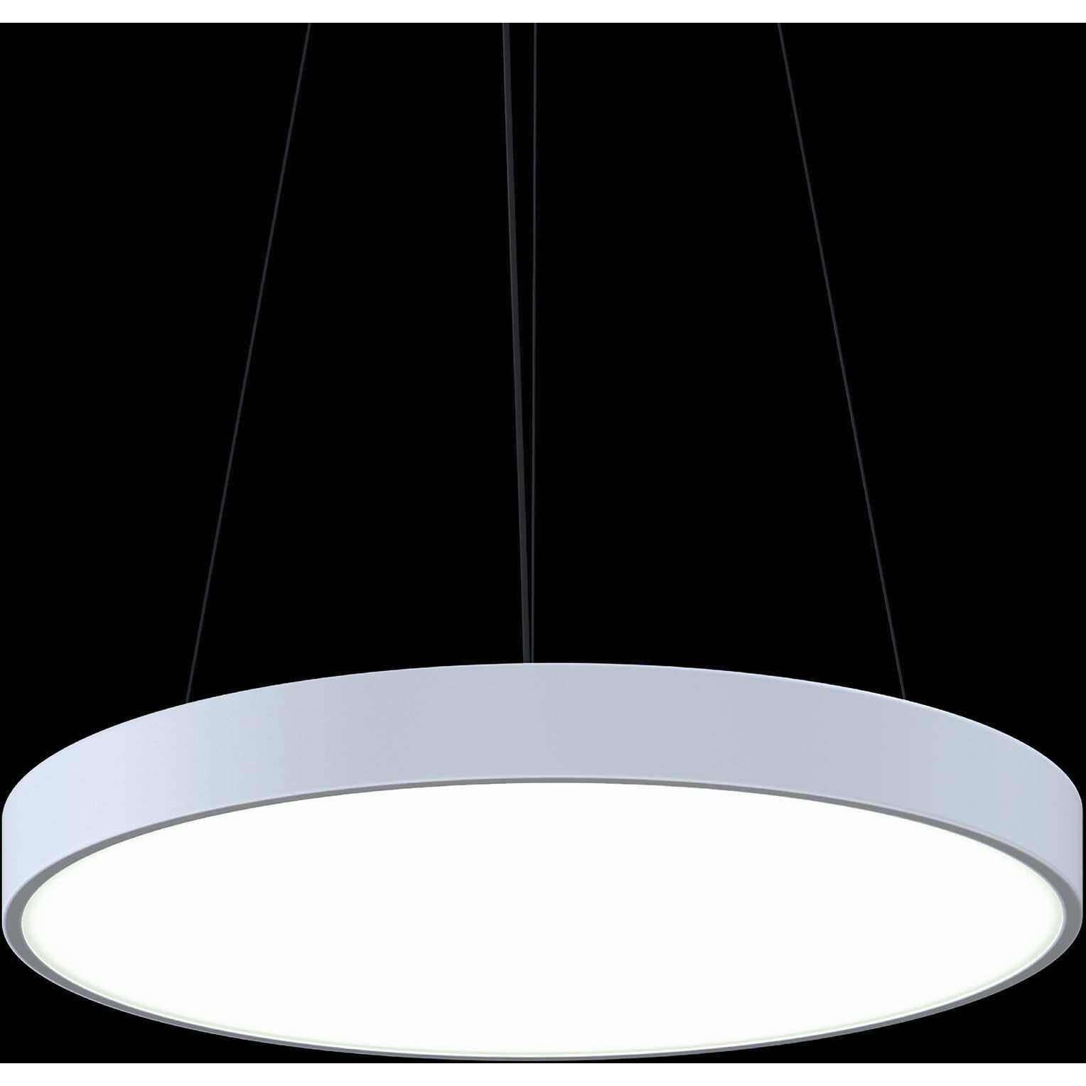 Pi LED 24 inch Satin White Pendant Ceiling Light