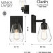 Clarity 1 Light 5.25 inch Coal Bath Vanity Wall Light