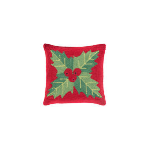 Winter 18 X 18 inch Bright Red/Dark Red/Dark Green/Grass Green/Lime Pillow Kit