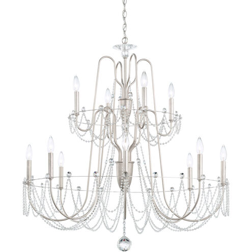 Esmery 12 Light Heirloom Bronze Chandelier Ceiling Light in Optic