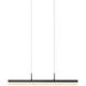 Stiletto LED 24.25 inch Satin Black Pendant Ceiling Light