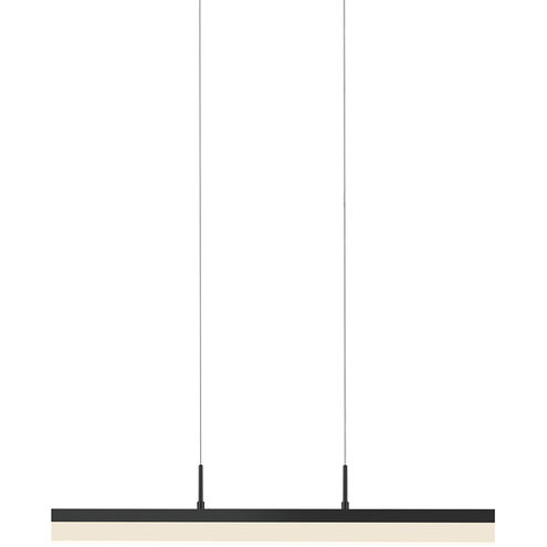 Stiletto LED 24.25 inch Satin Black Pendant Ceiling Light