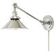 Soho 2 inch 100 watt Polished Nickel Swing Arm Wall Sconce Wall Light