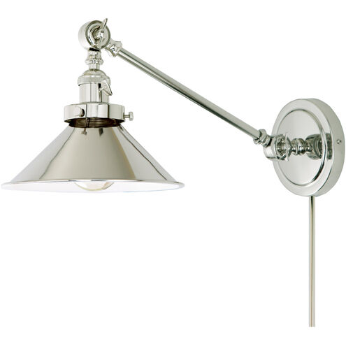 Soho 2 inch 100 watt Polished Nickel Swing Arm Wall Sconce Wall Light