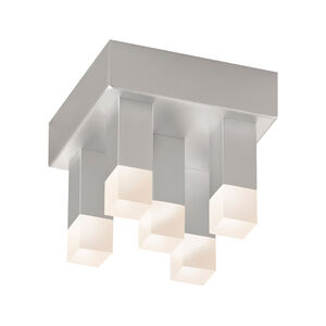 Connetix LED 5 inch Bright Satin Aluminum Pendant Ceiling Light