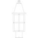 Hartford 1 Light 16.5 inch Rustic Brown Post Mount in Tan