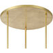 Batignolles 3 Light 24.75 inch Spring Gold Leaf Pan Pendant Ceiling Light