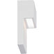 Balance LED 6 inch White Outdoor Wall Light in 4000K, dweLED