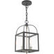 Milford 2 Light 8 inch Scandinavian Gray Convertible Mini Pendant/Ceiling Mount Ceiling Light