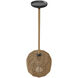 Malibu 1 Light 11 inch Natrual Hemp Rope Pendant Ceiling Light