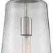 Windrush 1 Light 8 inch Polished Nickel Foyer Light Ceiling Light