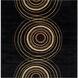 Forum 117 X 117 inch Black, Dark Brown, Tan, Camel, Peach, Khaki, Wheat Rug