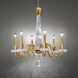 Signature Amadeus 6 Light 27 inch Heirloom Gold Chandelier Ceiling Light, Schonbek Signature