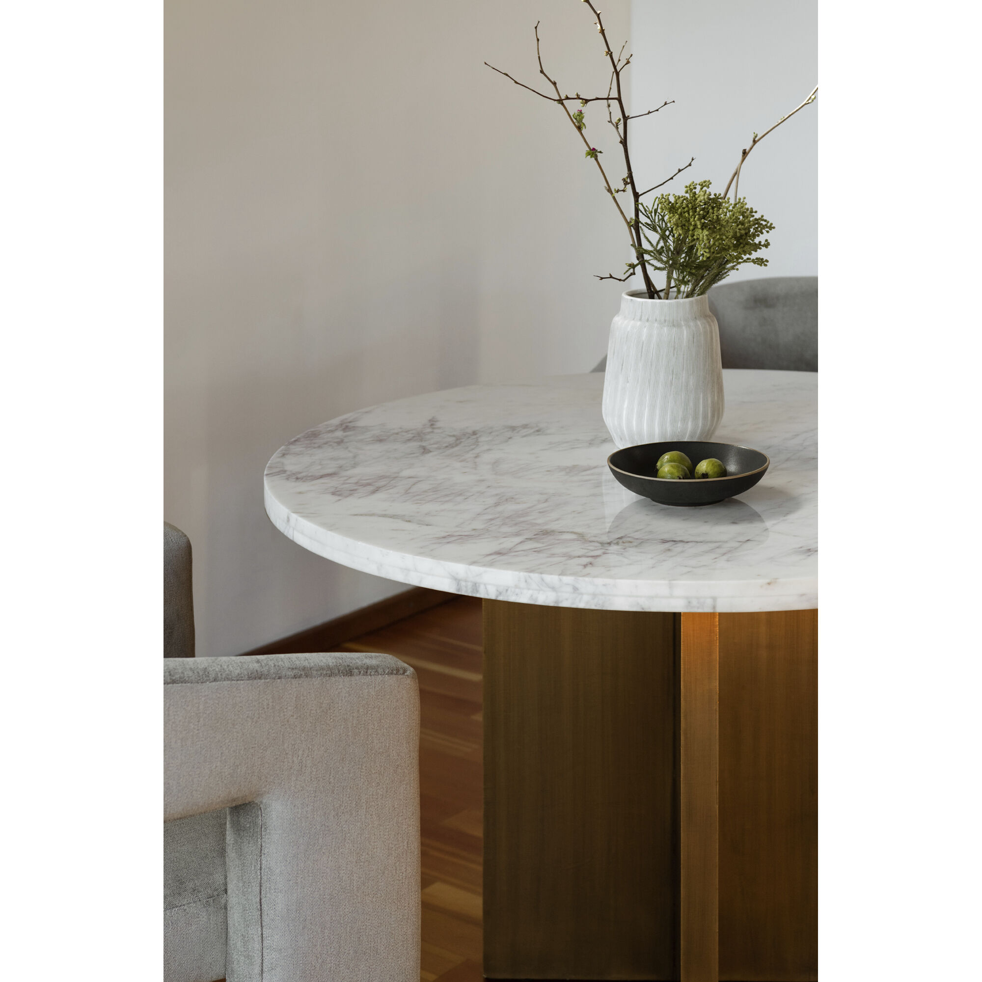 Graze 48 X 48 inch White Dining Table