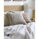 Derby 18 X 18 inch Oatmeal / Dark Brown Accent Pillow