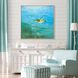 Animals Collection Blue Framed Art