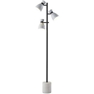 Sadie 66 inch 40.00 watt Black and White Tree Floor Lamp Portable Light