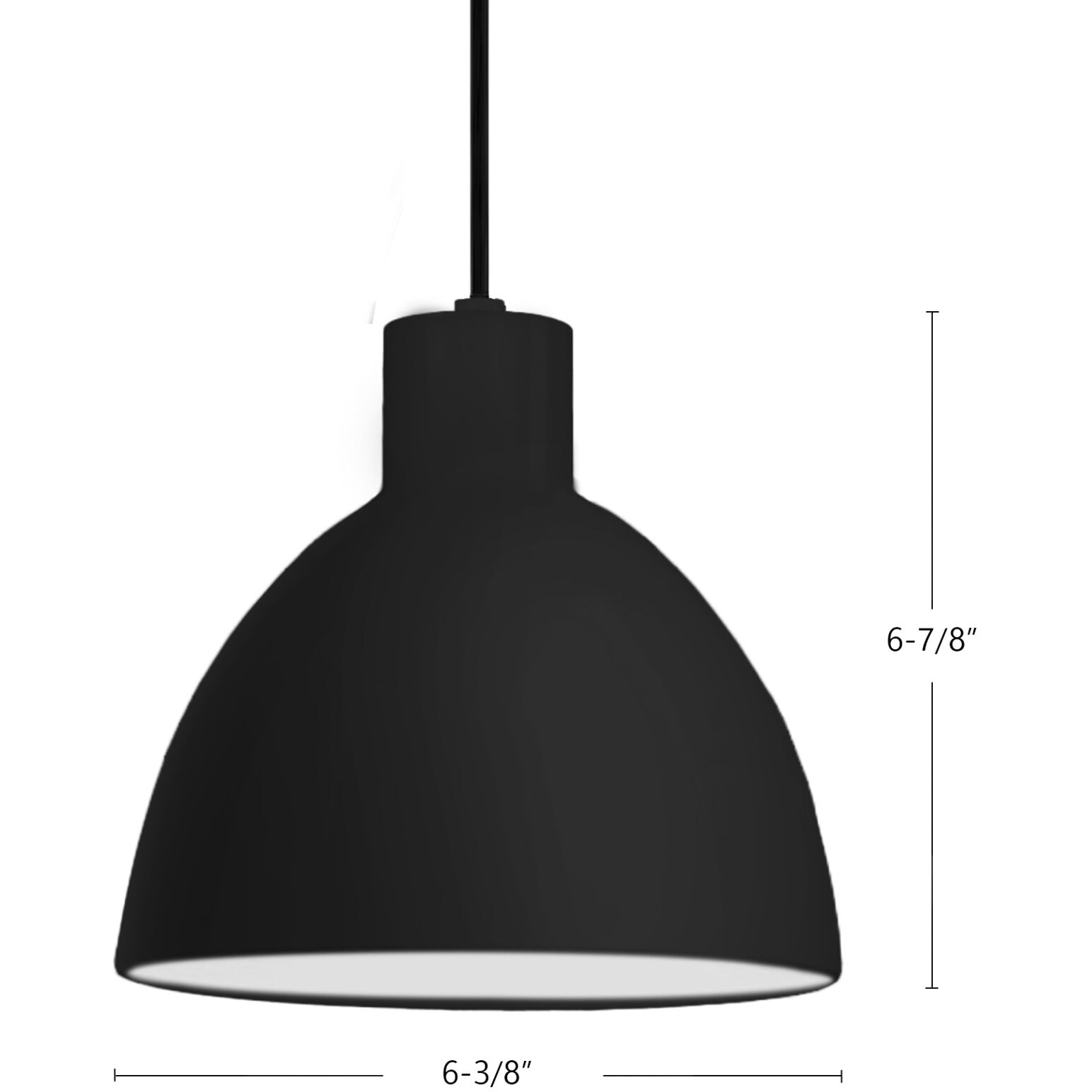 Chroma Pendant Ceiling Light in Gloss White