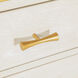 Jeanelle 53.5 X 16 inch Cerused White / Stained Gold Console Table