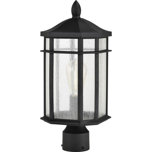 Raiden 18 inch Matte Black Post Lantern