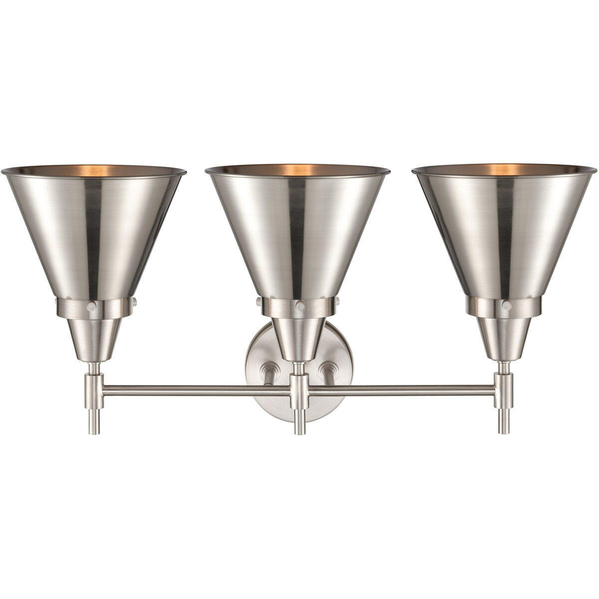 Caden 3 Light 26 inch Satin Nickel Bath Vanity Light Wall Light