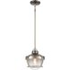 Seaway Passage 1 Light 10 inch Satin Nickel Mini Pendant Ceiling Light
