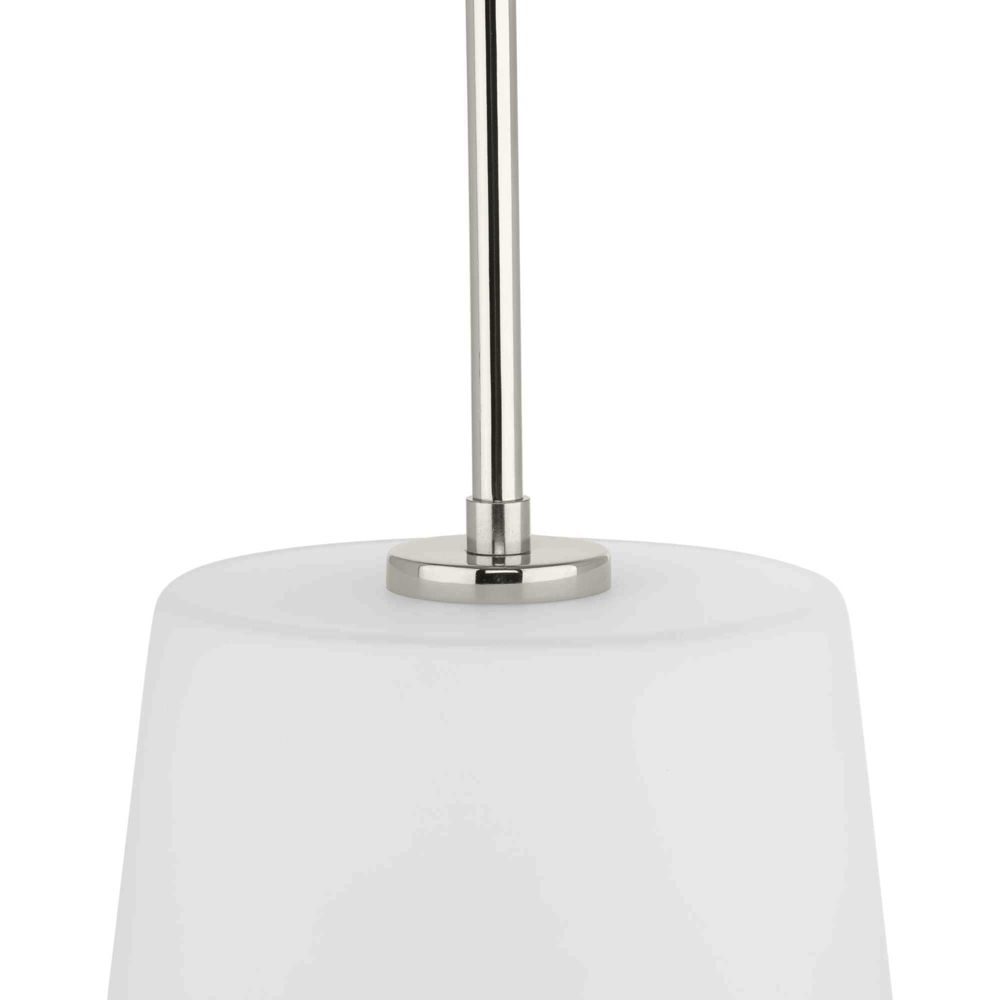 Clarion 1 Light 9 inch Polished Nickel Pendant Ceiling Light