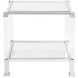 Clare 24 X 24 inch Silver Side Table