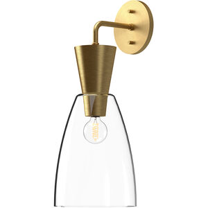 Alora Mood Arlo 1 Light 7 inch Brushed Gold Bath Vanity Light Wall Light