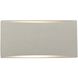 Ambiance LED 10 inch White Crackle ADA Wall Sconce Wall Light