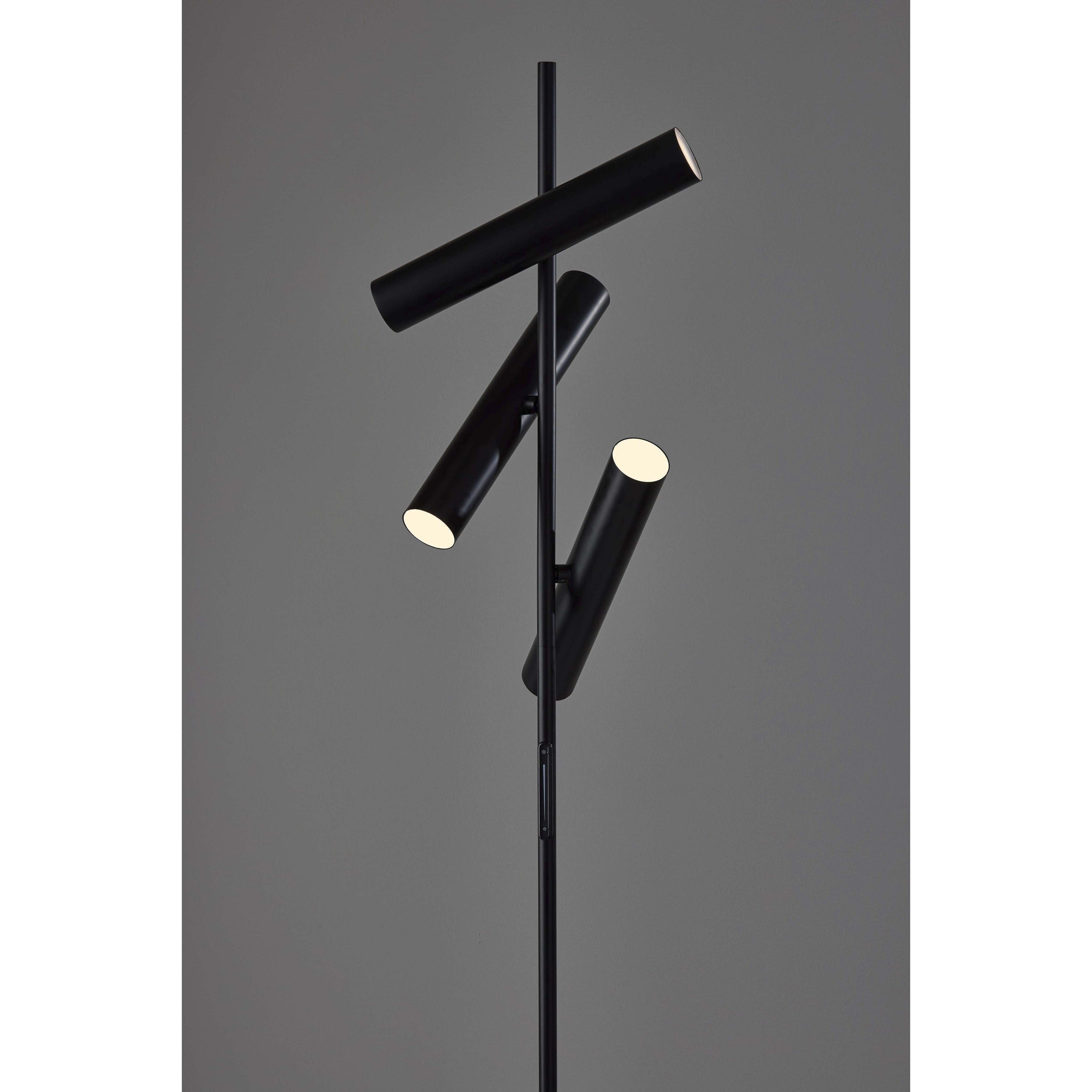 Greer 71 inch 28.00 watt Black Floor Lamp Portable Light