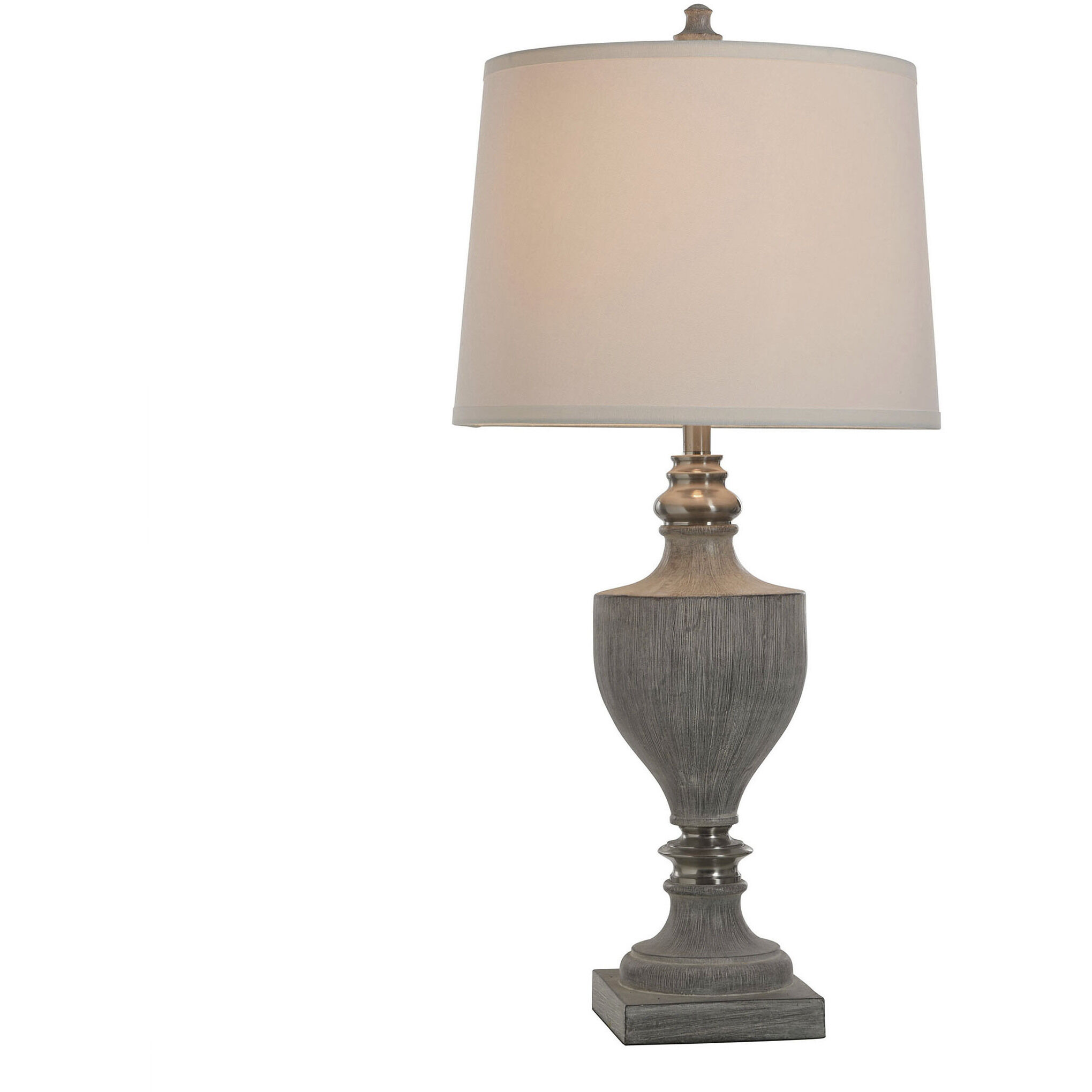 Branson 35.75 inch 150 watt Grey Table Lamp Portable Light