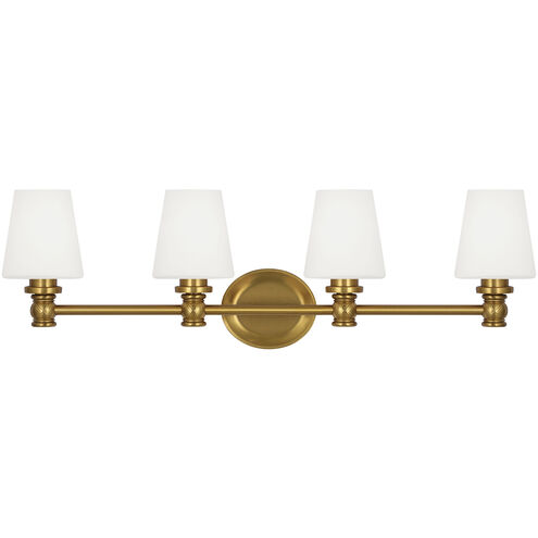 Sean Lavin Xavierre 4 Light 32.25 inch Burnished Brass Wall Bath Vanity Wall Light