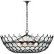 Augustus 3 Light 38.5 inch Satin Black Chandelier Ceiling Light, Medium, Bunny Williams Collection
