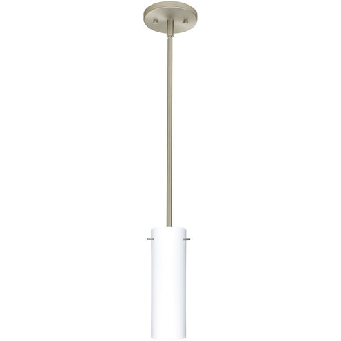 Copa LED Satin Nickel Stem Pendant Ceiling Light