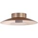 Yep Luma LED 11.75 inch French Gold Flush Mount Ceiling Light
