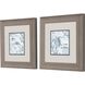 Animals Collection Rustic Wood Grain Framed Art