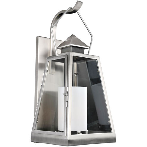 Revere Outdoor 1 Light 9.75 inch Stainless Steel Wall Sconce Wall Light