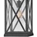 Briar 1 Light 8 inch Museum Black Outdoor Hanging Lantern