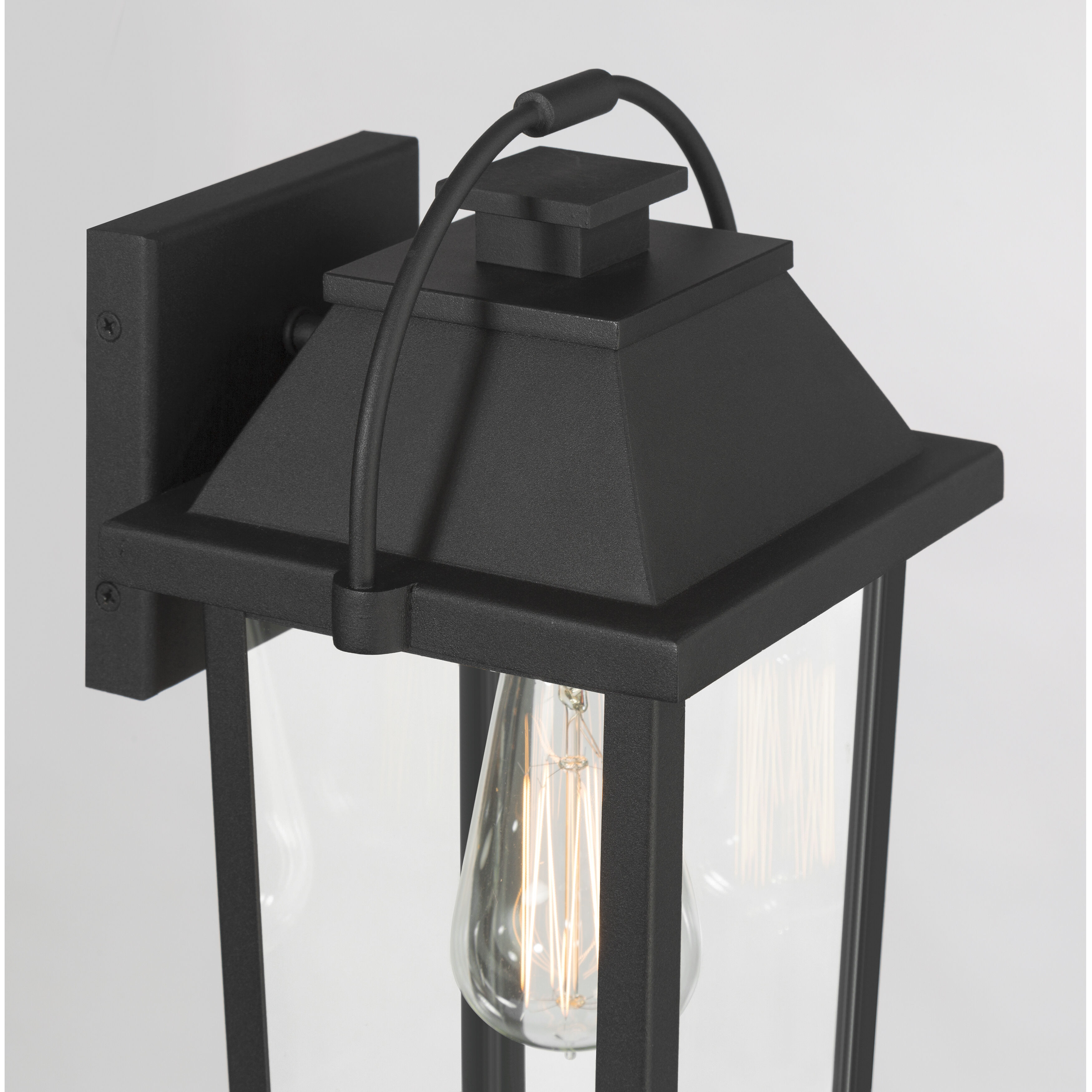 Branwyn 1 Light 13 inch Sand Coal Black Outdoor Wall Lantern