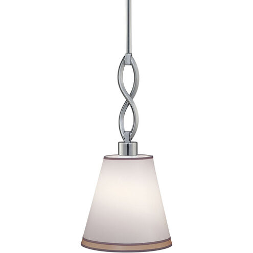 Domo 1 Light 8 inch Chrome Mini Pendant Ceiling Light