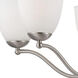 Patton 5 Light 25 inch Brushed Nickel Chandelier Ceiling Light