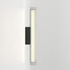 io LED 5.28 inch Matte Black Bathroom Wall Light